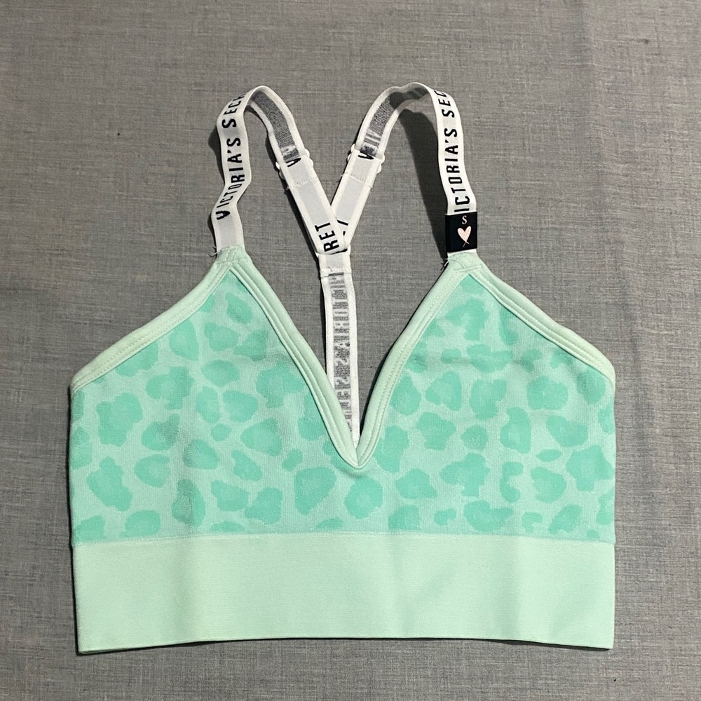 Victoria's Secret Mint Animal Print bralette